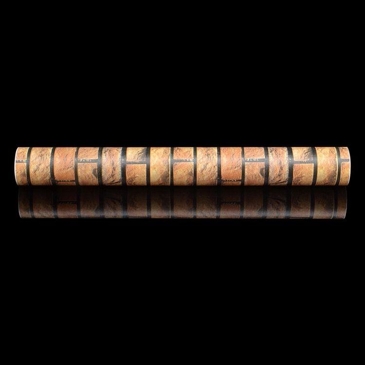 Horizontal Brick Creative 3D Stone Brick Decoration Wallpaper Stickers Bedroom Living Room Wall Waterproof Wallpaper Roll, Size: 45 x 1000cm