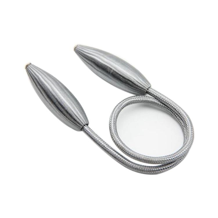2 PCS Fashion Adornments Creative Curtain Tie Rope(Grey)