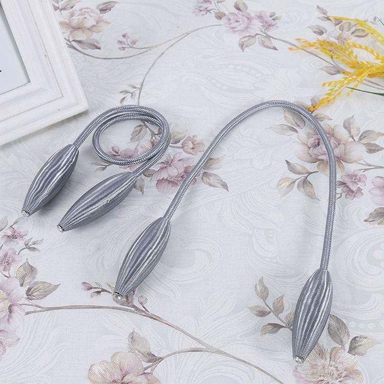 2 PCS Fashion Adornments Creative Curtain Tie Rope(Grey)