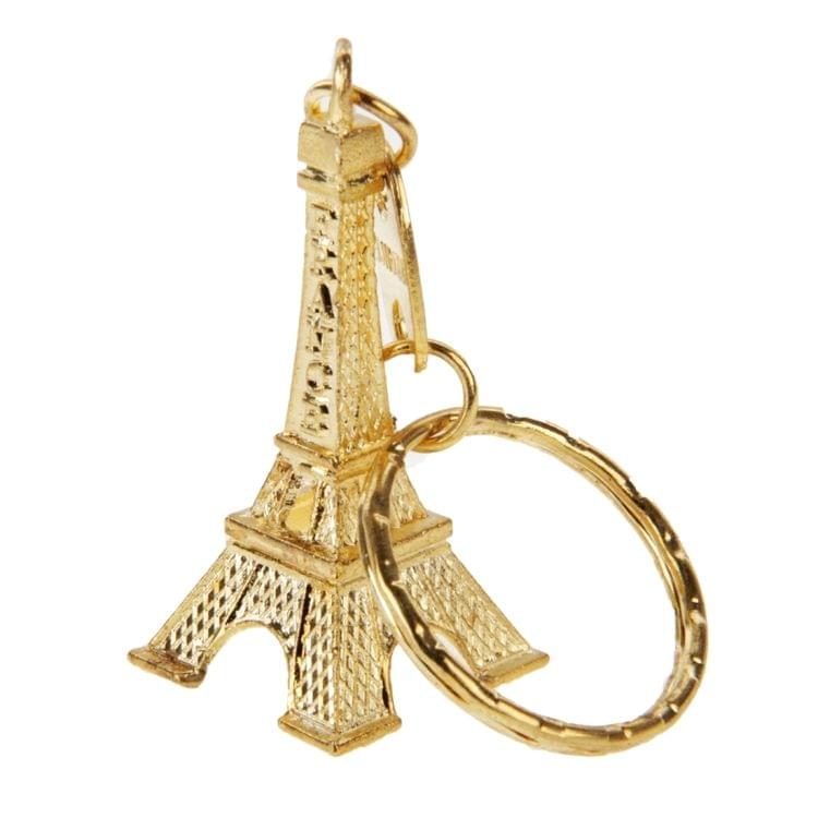 Paris Eiffel Tower Furnishing Articles Model Photography Props Creative Household Gift, Size:5 x 2.1cm(Gold)