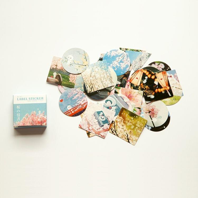 Sakura Pattern Cartoon Decorative Sticker