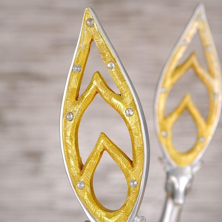 Creative European Style Sika Deer Resin Ornaments Gift Home Decor, Size:28.5*14*7cm(Gold)
