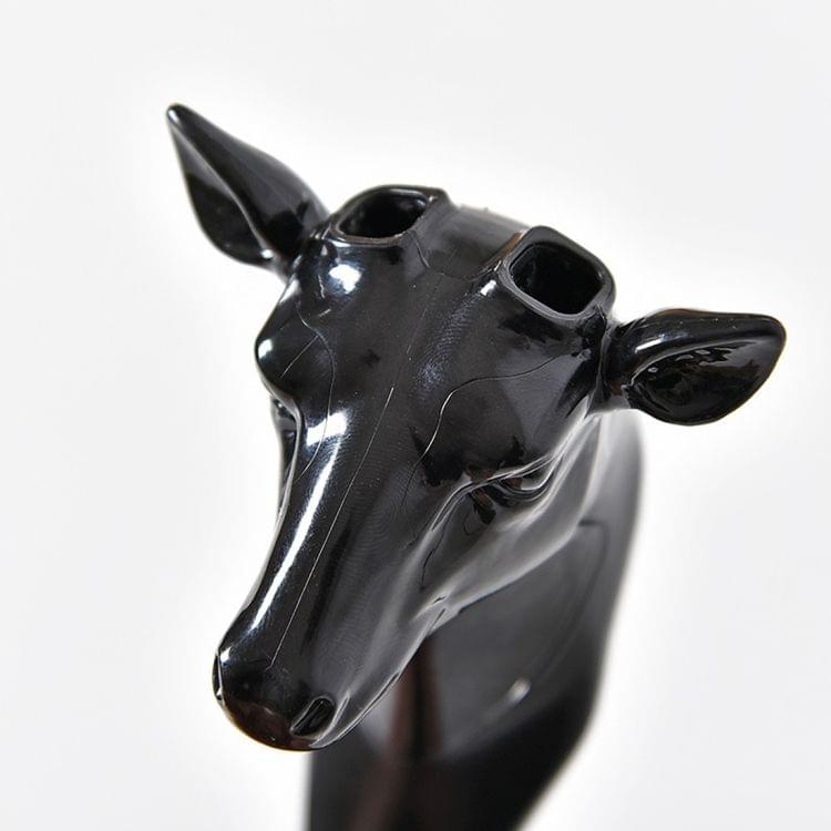 2 PCS European-Style Rural Pendant Deer Head Wall Hanging Clothes Hook, Random Color Delivery