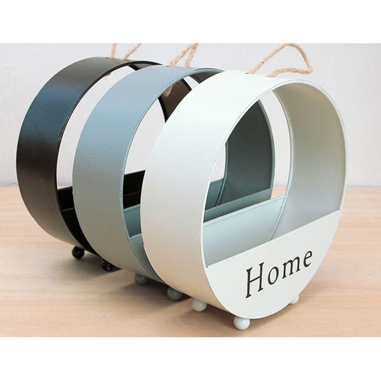 2 PCS Indoors Iron Hanging Plant Pots Wall Pot Desktop Sitting Room Wall Hanging Flowerpot Garden Flower Pots and Planter Hanging Pots, Random Color Delivery