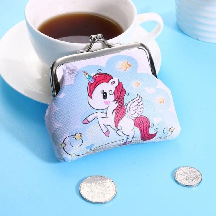 Women Mini Unicorn Wallet Card Holder Case Coin Purse Clutch Change Bag Children Wallets(1)