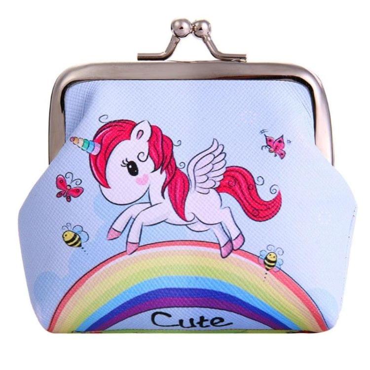 Women Mini Unicorn Wallet Card Holder Case Coin Purse Clutch Change Bag Children Wallets(1)