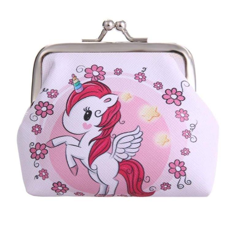 Women Mini Unicorn Wallet Card Holder Case Coin Purse Clutch Change Bag Children Wallets(1)