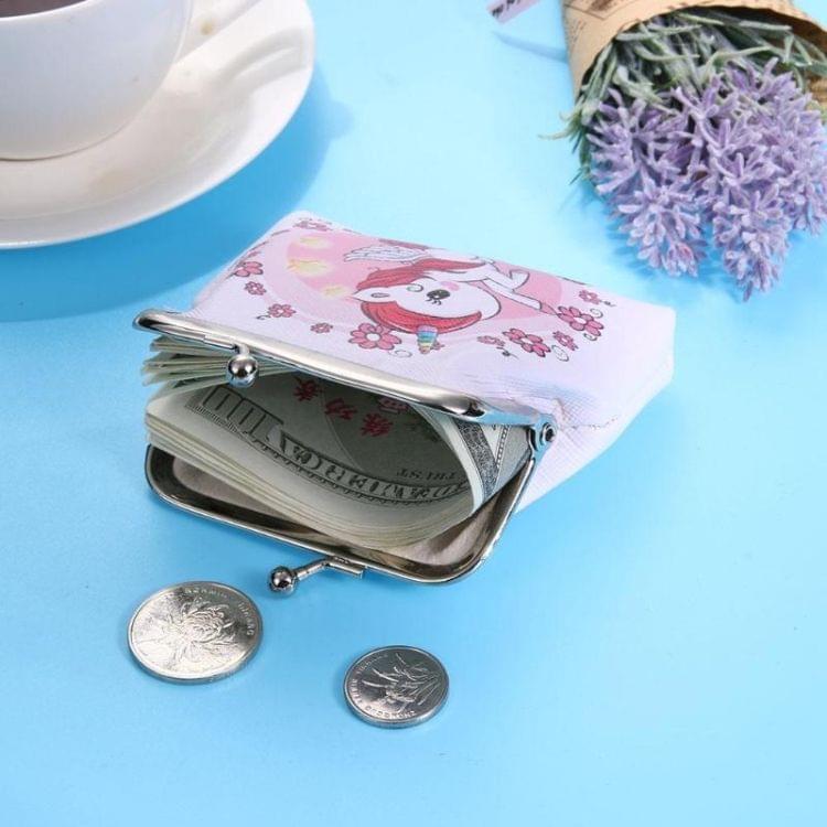 Women Mini Unicorn Wallet Card Holder Case Coin Purse Clutch Change Bag Children Wallets(1)