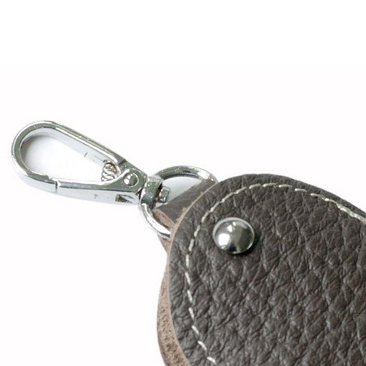 3 PCS XIAO YUAN XIANG Cowhide Genuine Leather Pocket Car / Home Keys Sleeve Holder with Hook, Size: 11.3cm x 5.8cm x 1.5cm, Random Color Delivery