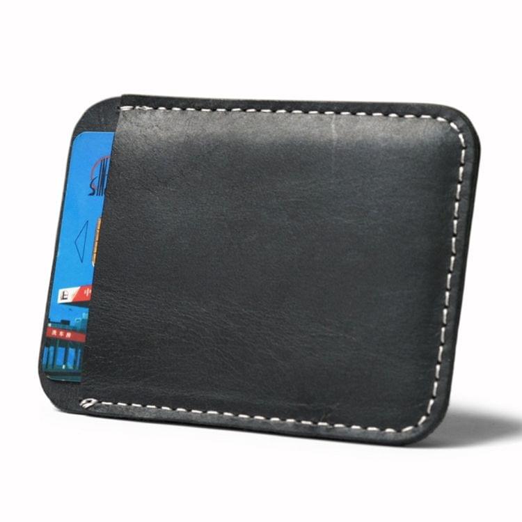 3 PCS XIAO YUAN XIANG Cowhide Genuine Leather Pocket Wallet Purse Credit Card Sleeve Holder with Clip, Size: 10.6cm x 7.2cm, Random Color Delivery