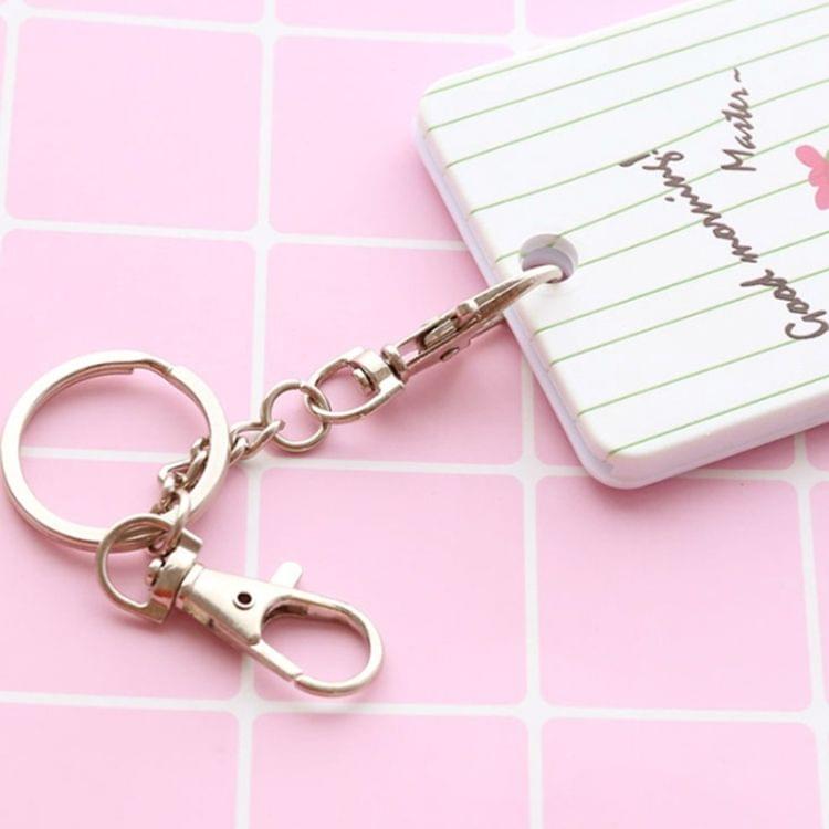 5 PCS Creative Lovable Acrylic Bus Card Work Card Student ID Card with Keychain, Size: 10.5*6.5cm