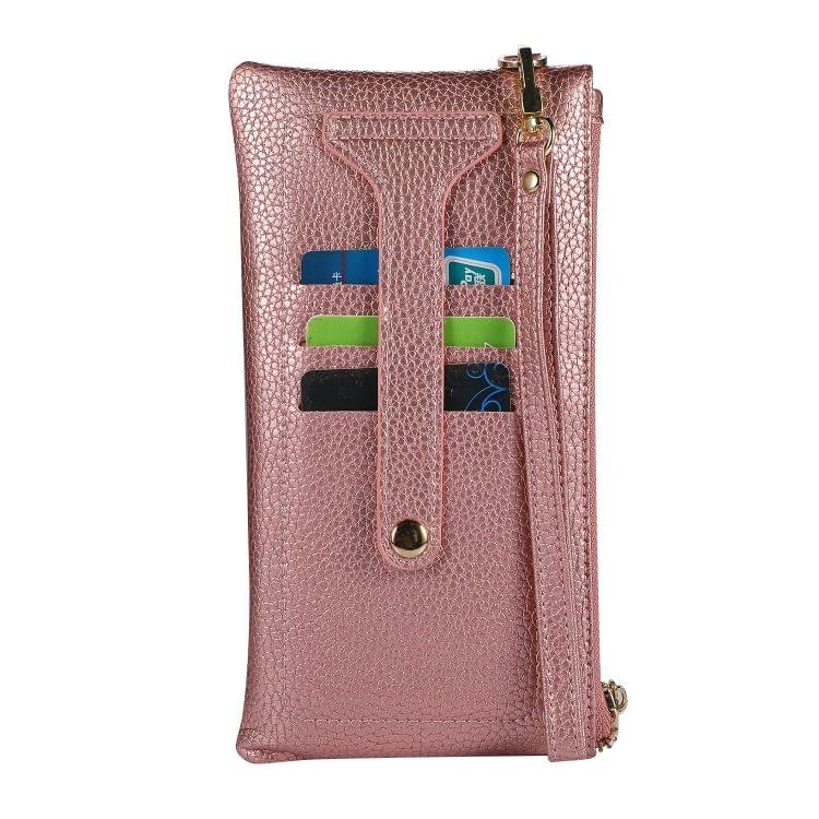 Vintage Phone Purses Women Wallets Female Purse Leather Brand Retro Ladies Long Zipper Woman Wallet Card Clutch (Pink)