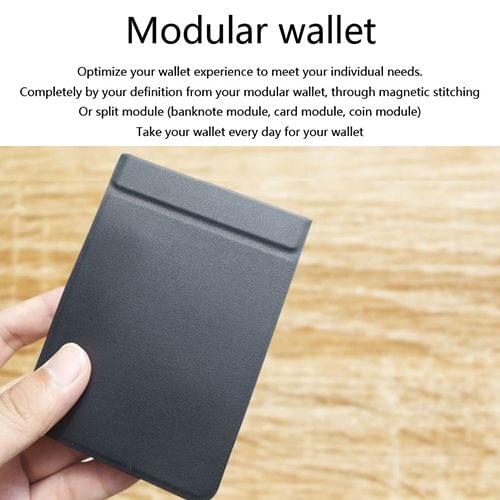 MAG Creative Magnetic Detachable Modular Wallet(Black)