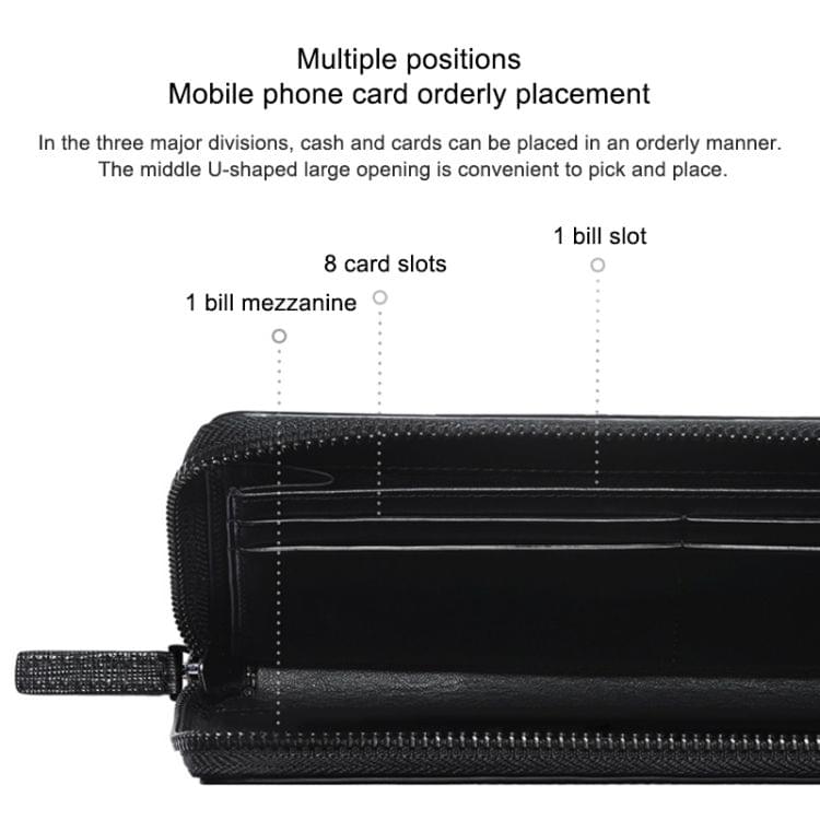 Original Xiaomi Portable Business Cowhide Zipper Wallet