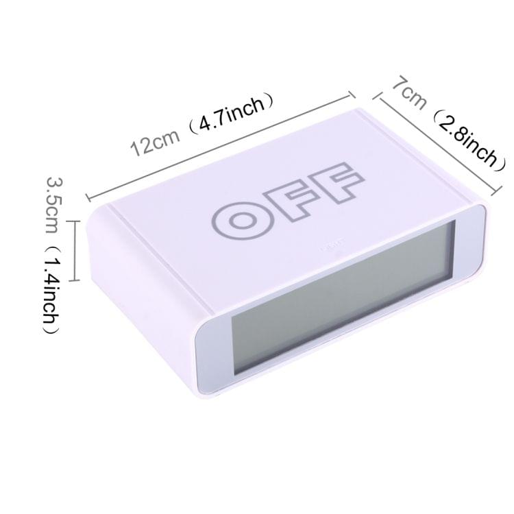 Desk Table LCD Digital Display Alarm Clock with Time Display & Snooze Mode