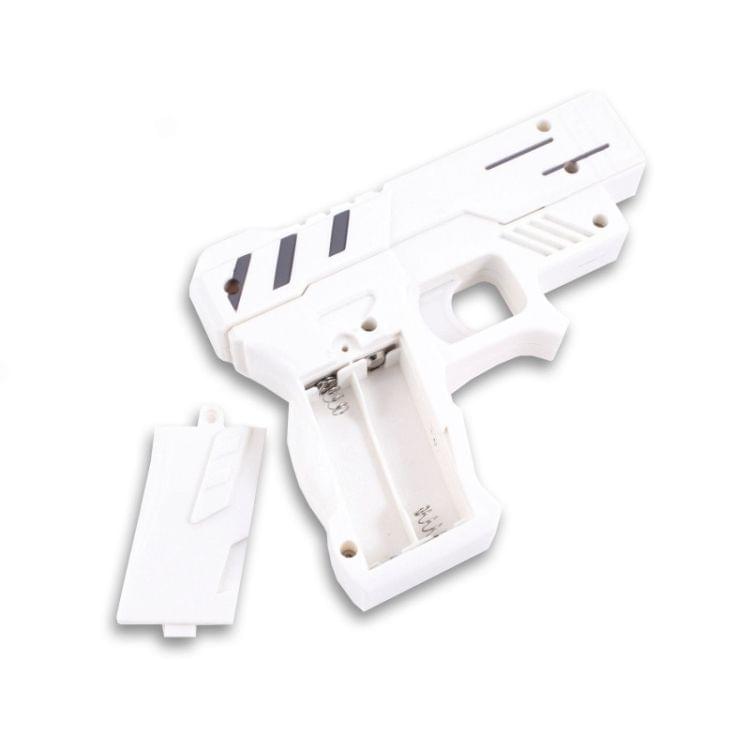 Unique 2.3 inch LCD Gun Target Shooting Alarm Clock Set (4*AA/2*AA)(White)