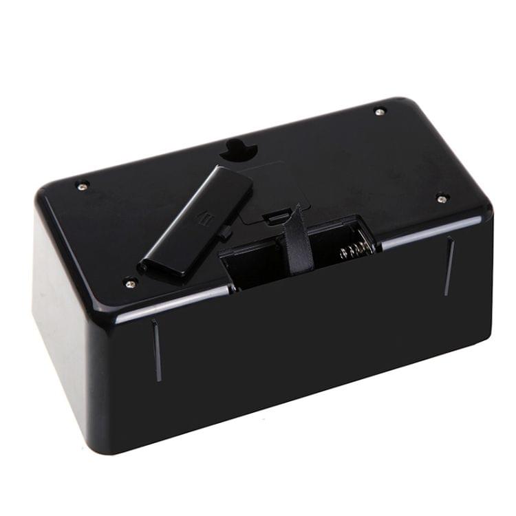 Unique Retro Cube Nice Desk Wall Auto Flip Clock(Black)