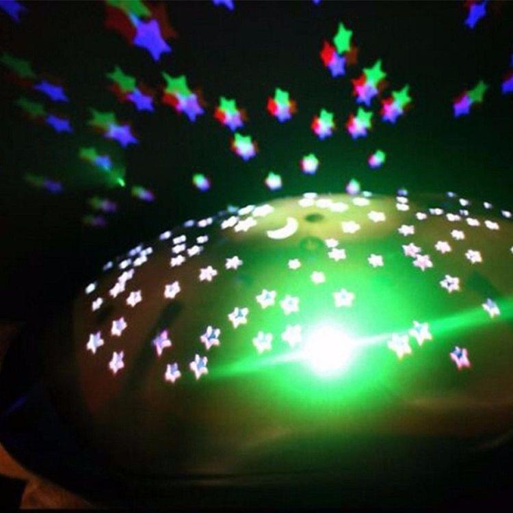 Led Night Light Star Projector With Novelty Sky MusicTurtle Lamp Baby Toy For Children(Green)