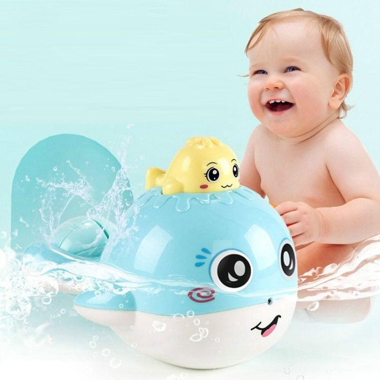 Cute Bath Toys For Baby Candy Color Plastic Whale Room Bed Crib Rattle Baby Toys Funny Toy(Random Color)