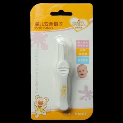 Safety Cleaning Forceps for Baby(White)