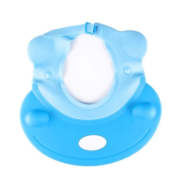 Hippo Shaped Adjustable Baby Children Silicone Shower Caps, Random Color Delivery