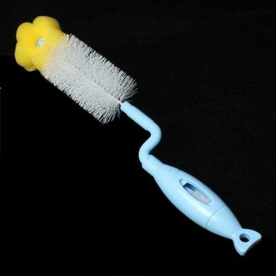 Fish-shaped Revolvable Brush for Baby Nursing Bottle (Random Color Delivery)