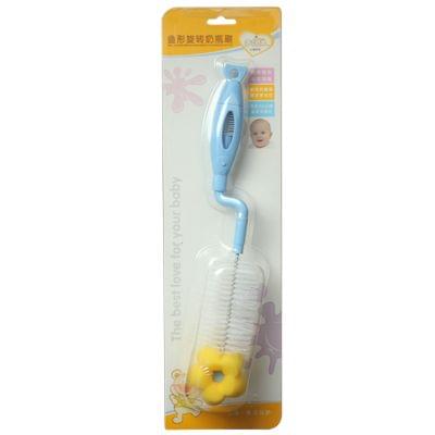 Fish-shaped Revolvable Brush for Baby Nursing Bottle (Random Color Delivery)