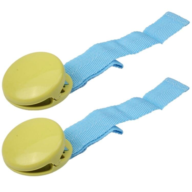 Baby Stroller Clip Blanket Clip Baby Kicking Preventing Clip, 2pcs in one packaging, the price is for 2pcs (Green)