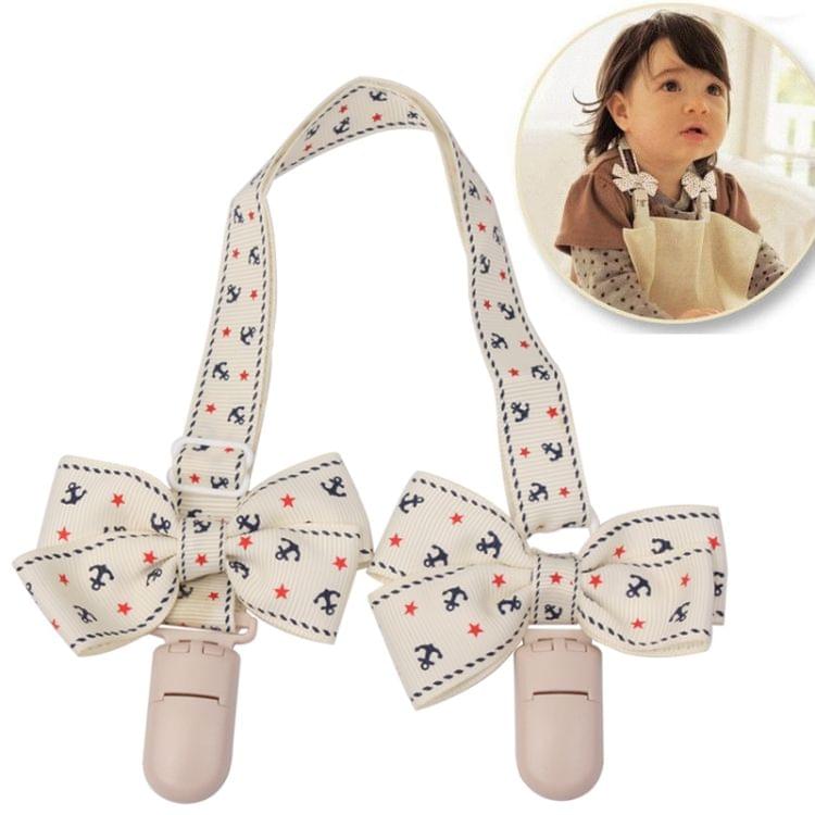 Bowknot Style Baby Bib Clip Stroller Blanket Clip Essential for Outdoor