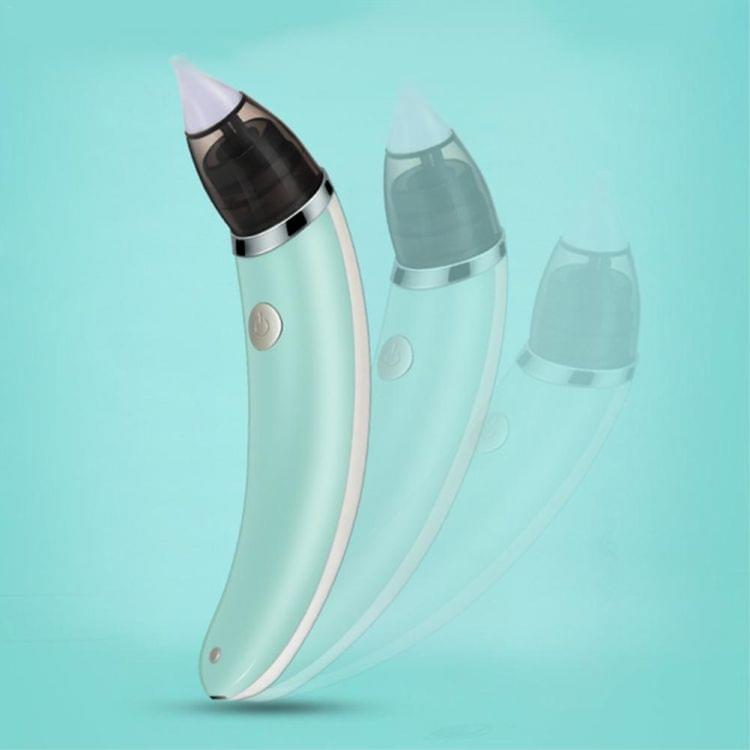 Baby Nasal Aspirator Electric Safe Hygienic Nose Cleaner With 2 Sizes Of Nose Tips And Oral Snot Sucker for Newborns Boy Girls(Green)