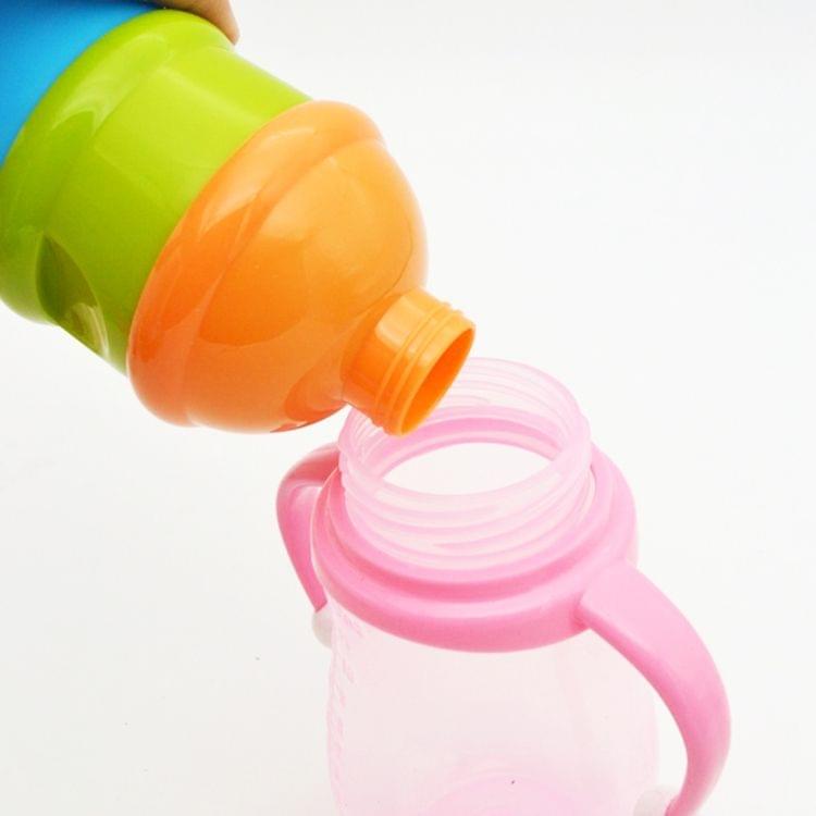Balcherlam Portable Independent Layered Colorful Three Layers Milk Container, Random Color Delivery