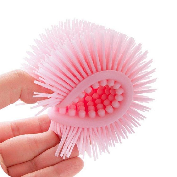 Baby Silicone Massage Brush Baby Shower Brush, Size: 12*7*4cm, Random Color Delivery