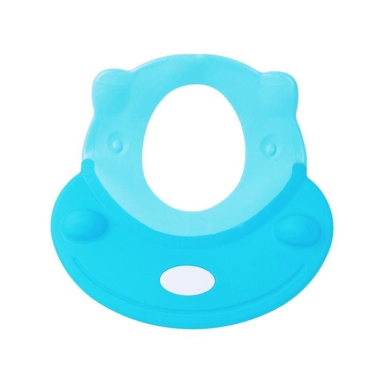 Hippo Shaped Baby Children Silicone Shower Caps, Random Color Delivery(Blue)
