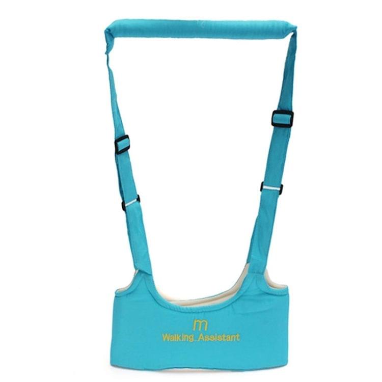 Basket Style Ventilated Harnesses Leashes Toddler Adjustable Harness Baby Walking Assistant with Handle, Suitable for 40 - 63cm Chest(Blue)