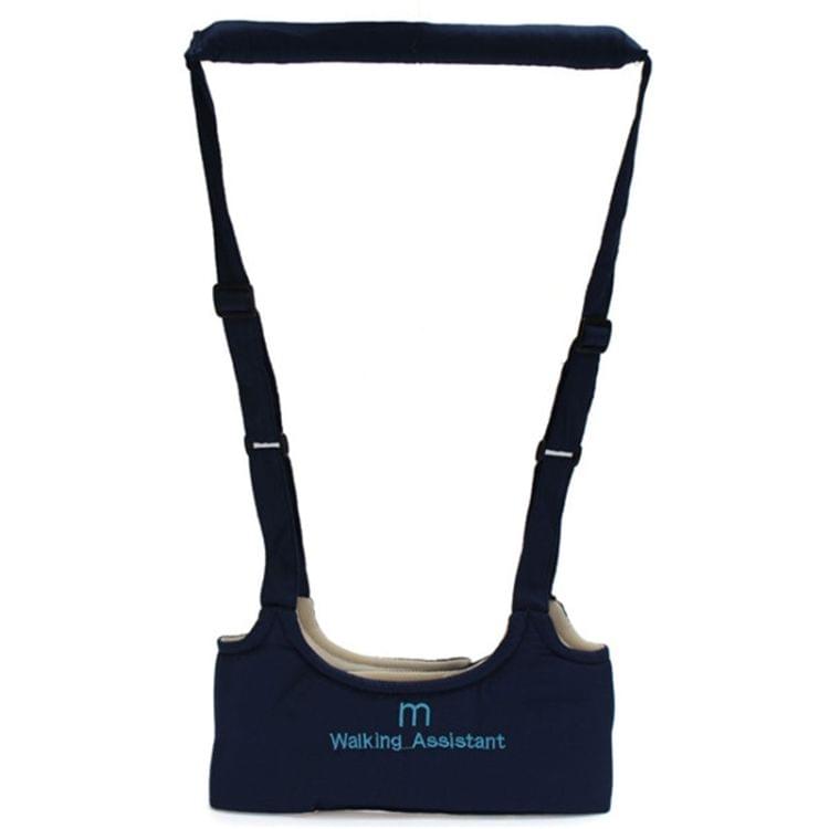 Basket Style Ventilated Harnesses Leashes Toddler Adjustable Harness Baby Walking Assistant with Handle, Suitable for 40 - 63cm Chest(navy)