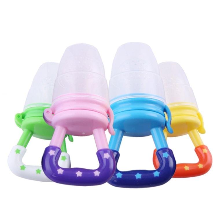 3 PCS Portable Baby Infant Food Nipple Feeder Silicone Pacifier Silicone Baby Soother, Random Color, Size:S