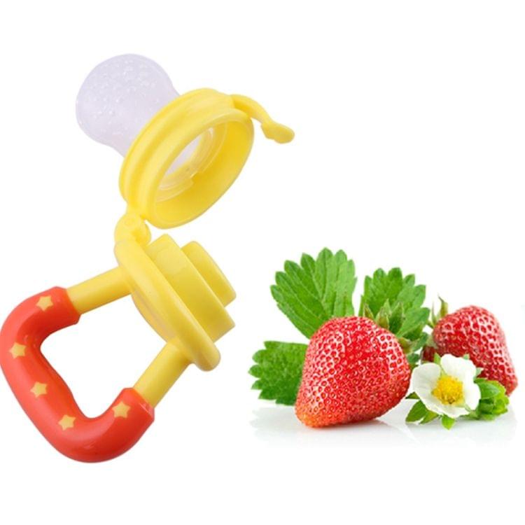 3 PCS Portable Baby Infant Food Nipple Feeder Silicone Pacifier Silicone Baby Soother, Random Color, Size:S