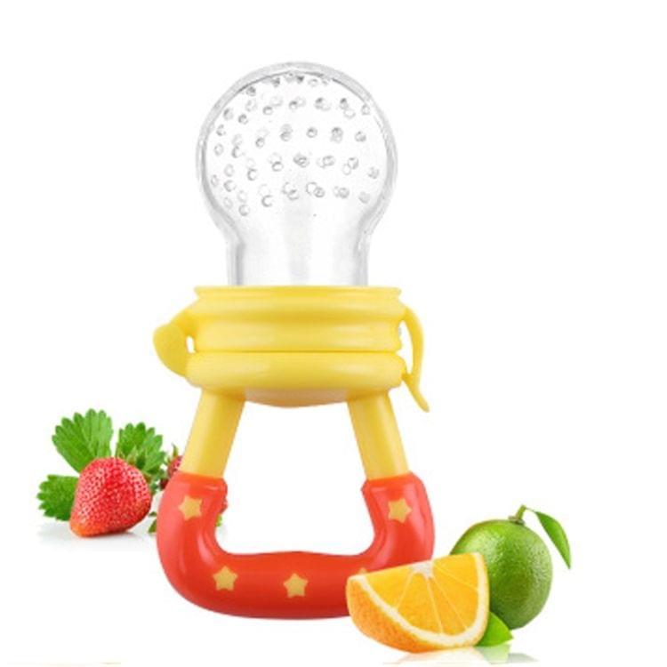 3 PCS Portable Baby Infant Food Nipple Feeder Silicone Pacifier Silicone Baby Soother, Random Color, Size:S