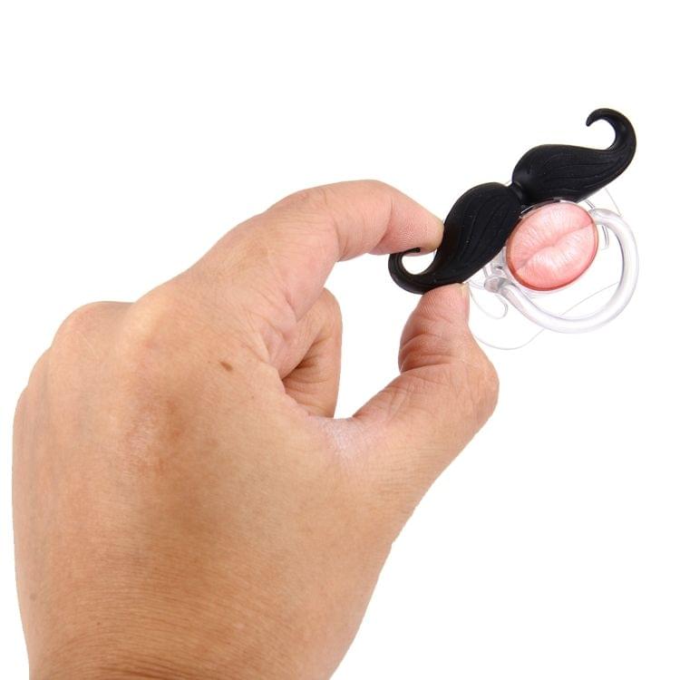 Funny Infant Mustache Baby Appease Nipple