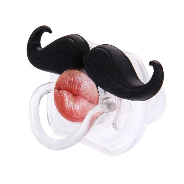 Funny Infant Mustache Baby Appease Nipple