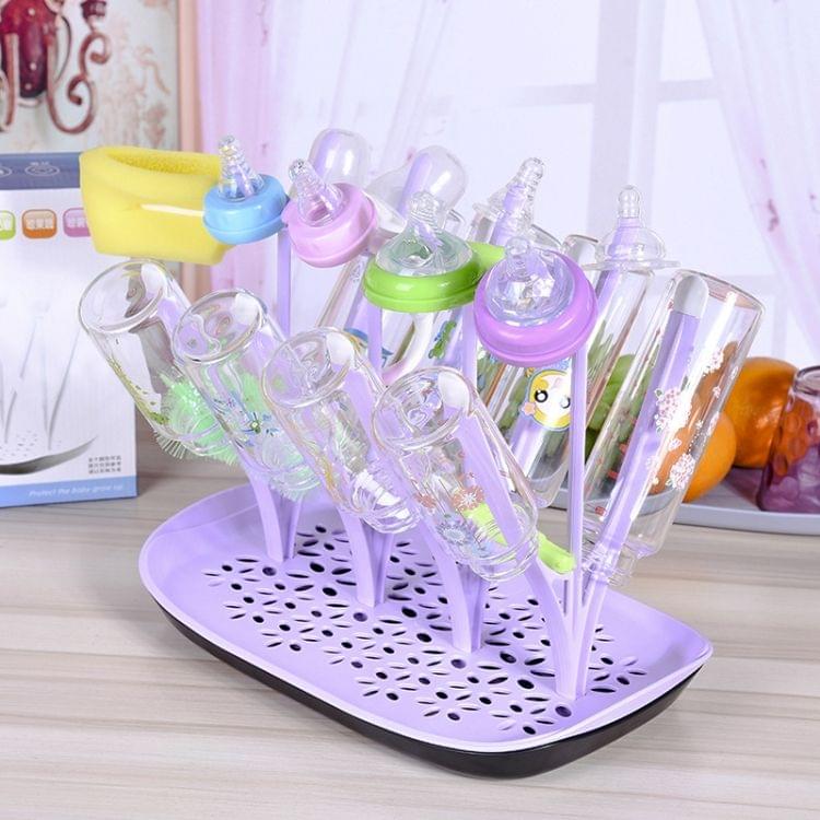 Baby Bottle Drying Rack Baby Feeding Bottles Cleaning Drying Rack Storage Nipple Shelf Baby Pacifier Feeding Cup Holder