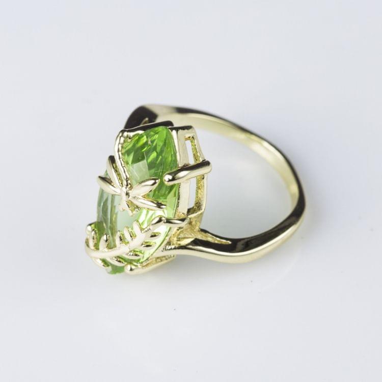 Women Creative Dragonfly Green Ring Jewelry, Ring Size:6(Green)