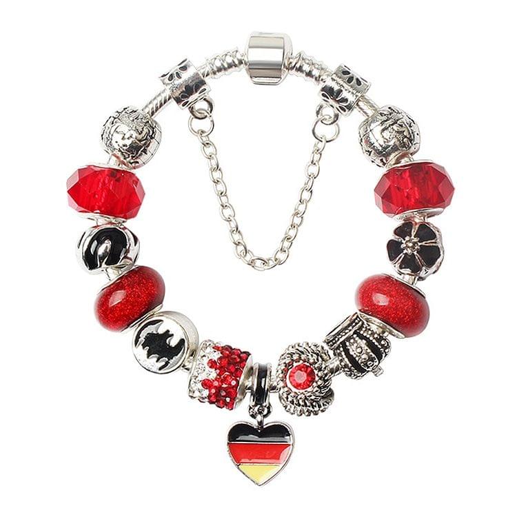 World Cup Germany Flag Souvenir Bracelets European and American Fashion Alloy Bracelet, Size: 20cm