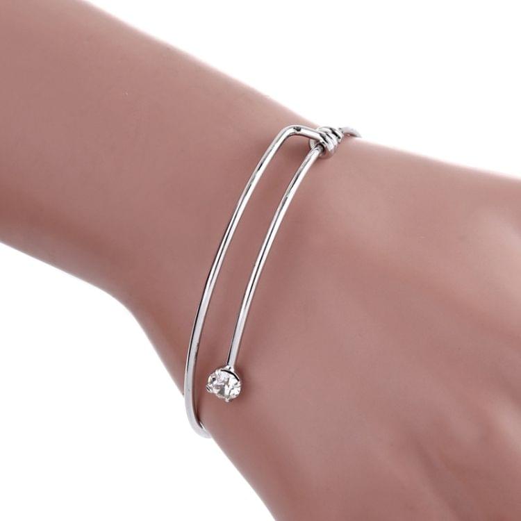 10 PCS Adjustable Rhinestone Bracelet Bangle Jewelry Bracelets