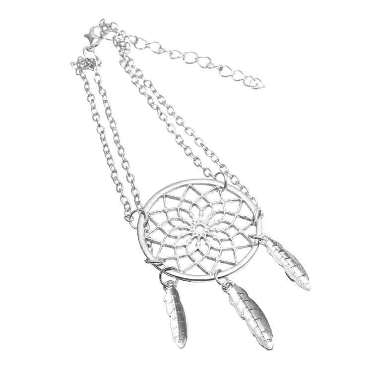 Silver Color Dreamcatcher Charm Bracelets For Women