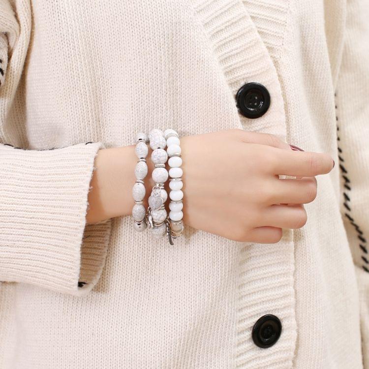 Couple Beaded Bracelets for Women Bohemian Multilayer Trendy Beads Bangles