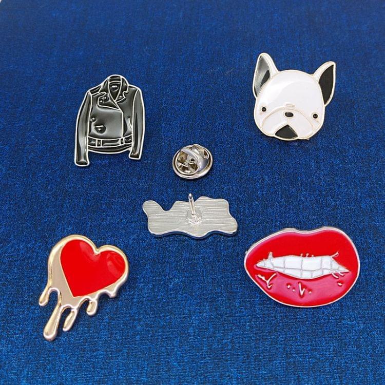 Multi-shape Enamel Pins Women Brooch Panda Cute Brooches Denim Badge Pin(style 1)