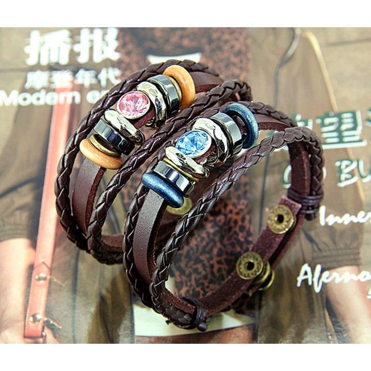 Lover Bracelets Cool Men Woman Soft PU Leather Bracelet