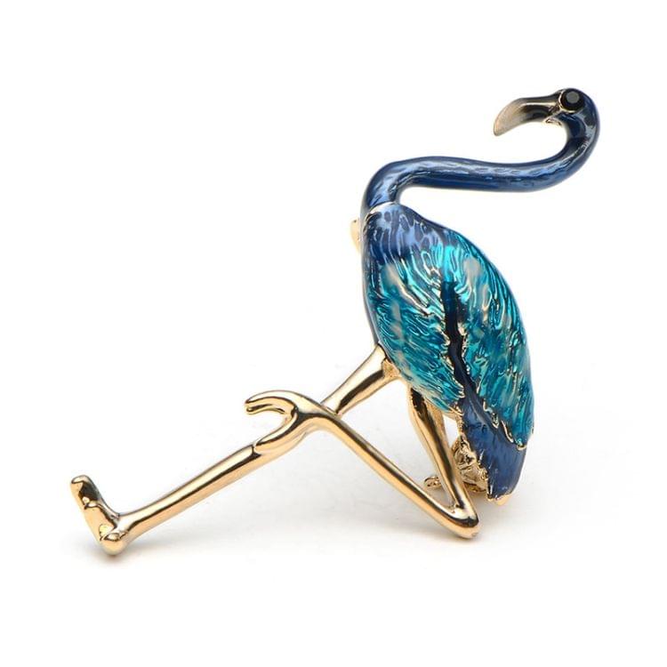 Flamingo Brooch Accessories For Woman(Blue)