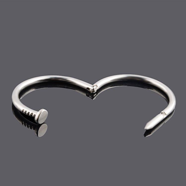 Fashion Copper Alloy Nail Opening Cuff Couple Bracelets